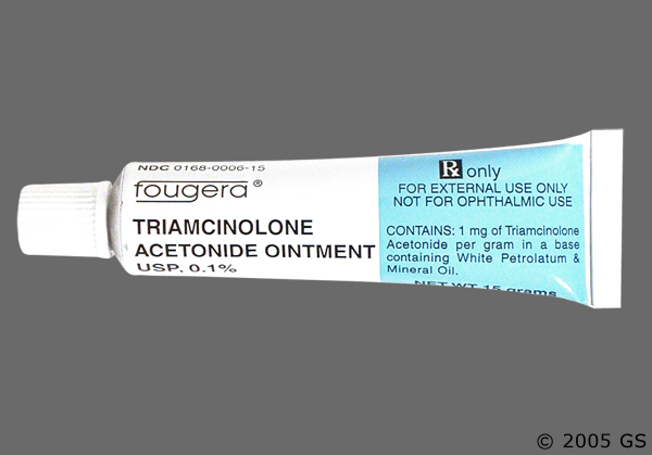 triamcinolone acetonide (aristocort/kenalog) 0.1 top oint