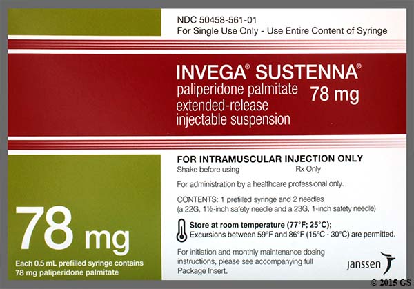 Invega Sustenna 78Mg/0.5ML Er Susp Inj 1 Pre-filled Syr - 100314