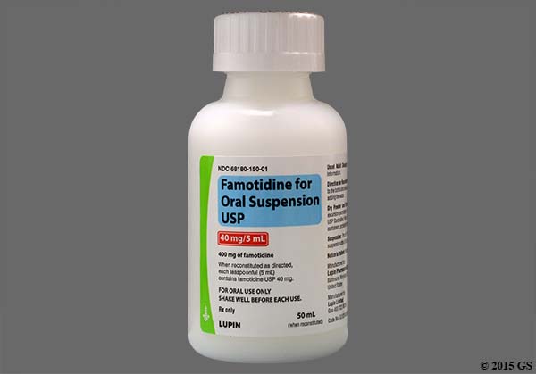 Famotidine 40mg 5ml Pwd Oral Susp 50 Ml Pwd F Recon 137863