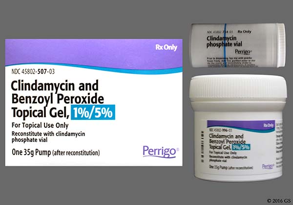 Benzoyl Peroxide 5 Topical Gel Clindamycin Phosphate 135717
