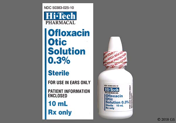 Ofloxacin 0.3% Otic Drops, Sol 10 ML Drops - 114465