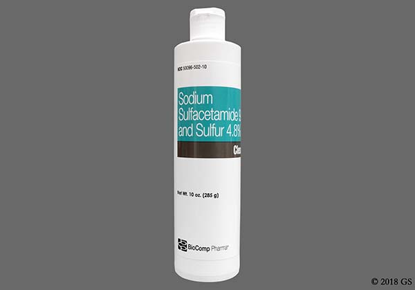 topical sulfur face wash