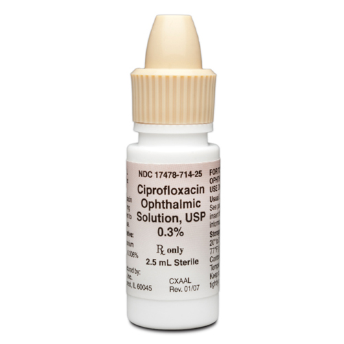 Ciprofloxacin HydroChl 0.3% Ophthalmic Drops, Sol 2.5000 - 108843