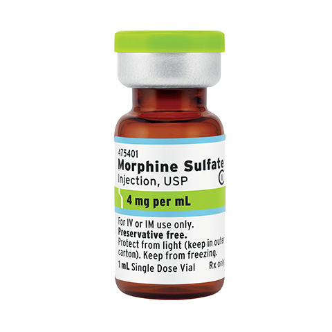 Morphine Sulf 4Mg/Ml 25x1Ml Vials (CII) - 123663