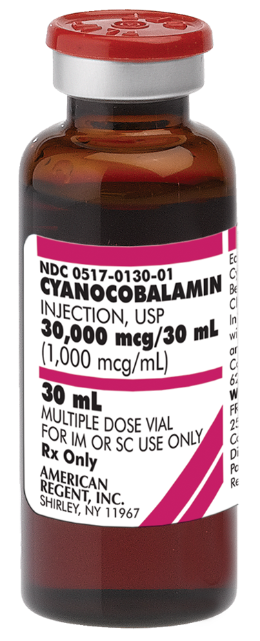 Cyanocobalamin 1000mcg/Ml 30Ml MDV (Vitamin B12) - 230269