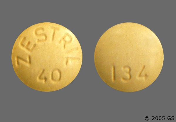 side effects of zestril 40 mg