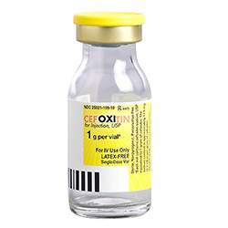 Cefoxitin Sod 1G Pwd Sol For Inj 10 Vials 1 Ea - 116037