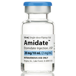 Amidate Formula Amidate 20Mg/10ML Sol Inj 10 Vials 10 Ml - 169896