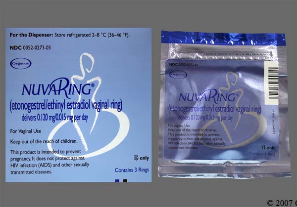 Nuvaring Vaginal Ring 3 Packages 1 Ea 109213