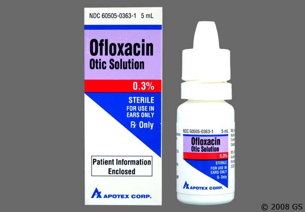 ofloxacin ear drops dosage