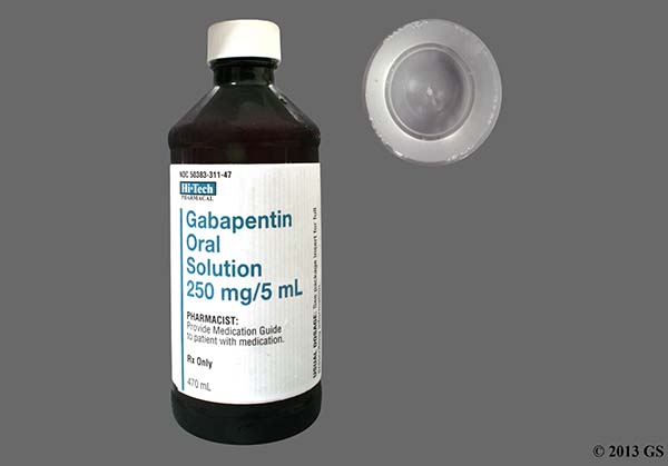 Gabapentin 250Mg/5ML Oral Sol 470 Ml Sol - 178829