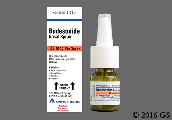 Budesonide 32mcg1actuation Nasal Spray Susp 1 Btls 199594