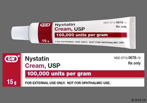 Nystatin Cream Packaging