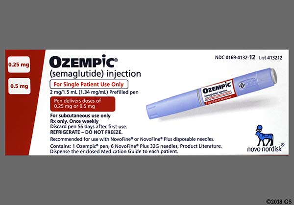 Ozempic 0 25Mg Or 0 50Mg Dose Pre filled Pen Sol Inj 1 Pens 108018