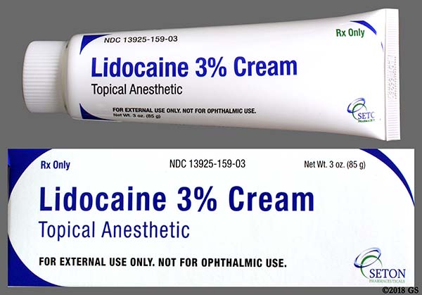 Lidocaine HydroChl 3% Topical Crm 85 Gms Cream - 144920