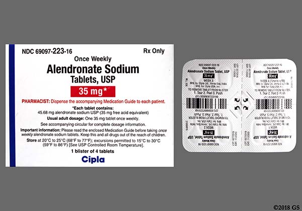 Alendronate Sod 35Mg Oral Tab, Weekly 1 Single Item Blister - 109813