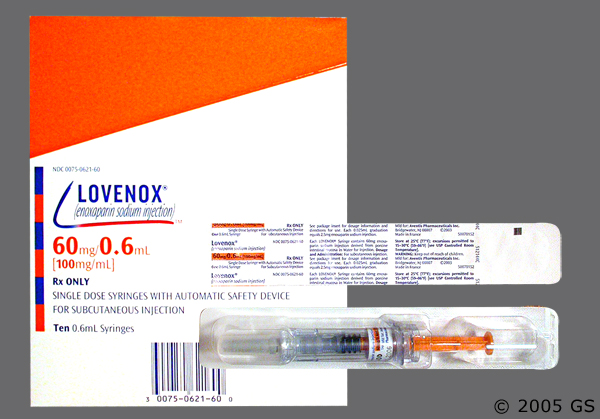 Lovenox 60Mg/0.6ML Sol Inj 10 Pre-filled Syr With Needle - 113220